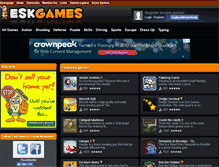 Tablet Screenshot of eskgames.com